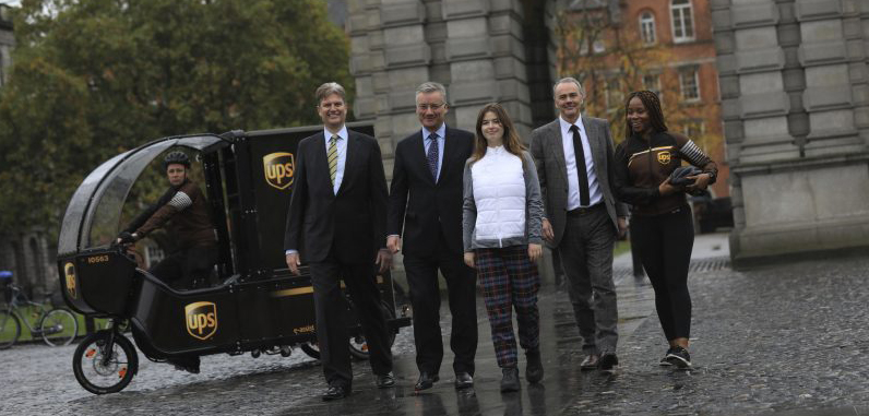 UPS forges sustainability partnership with University of Dublin