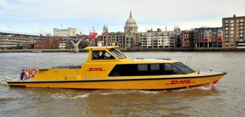 DHL Express launches parcel delivery by boat in London