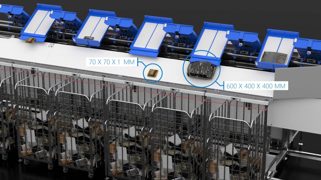 Equinox demonstrates its renewed LR-sorter at Parcel+Post Expo