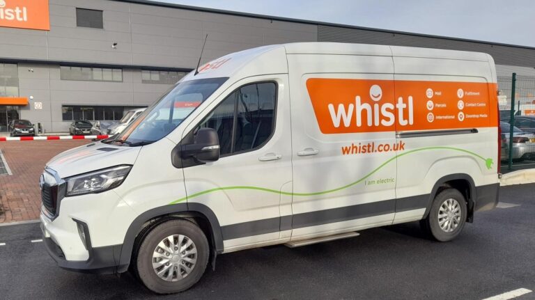 Whistl takes part in UK’s first emission-free delivery trial.