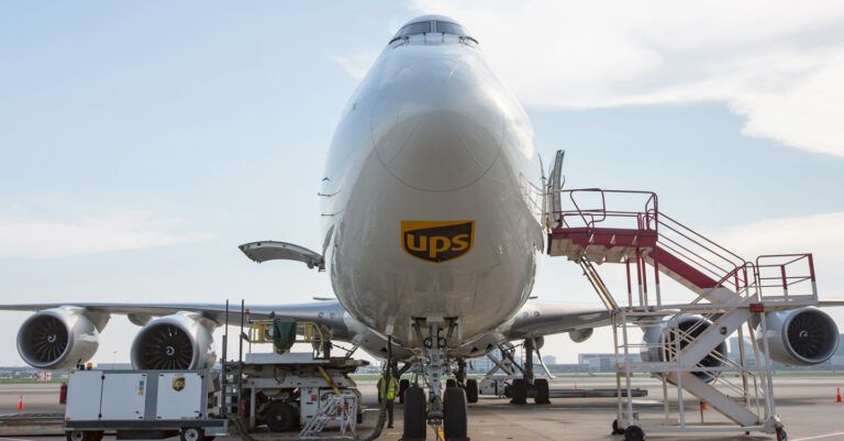 UPS air cargo freight plane