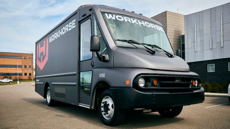 Black Workhorse W56 step van