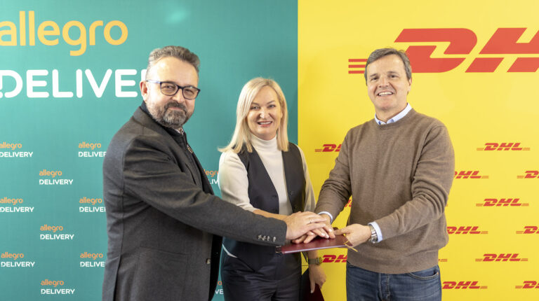 DHL and Allegro partner on last-mile delivery services in Poland.