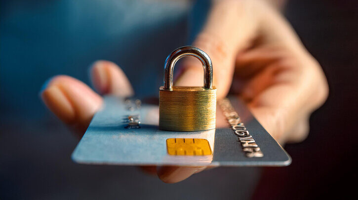 Secure Credit Card Payment With Lock