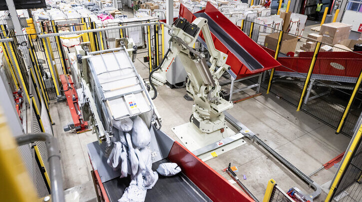 Royal Mail automates 90% of parcel operations.