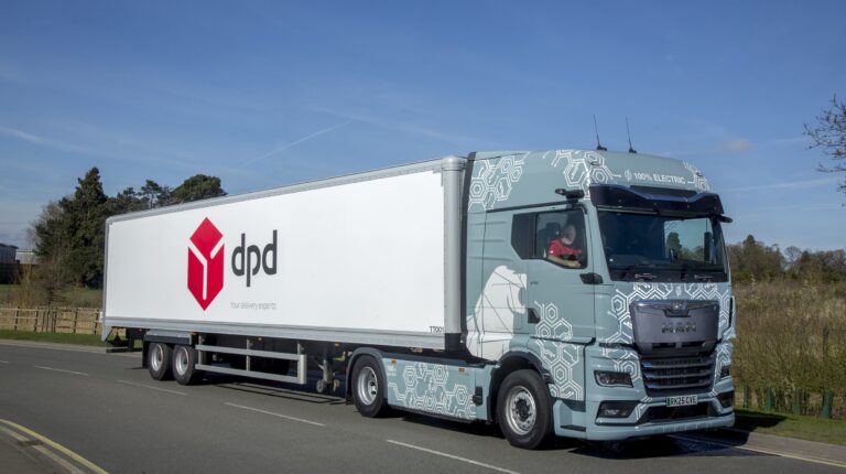 DPD starts e-HGV trials with MAN