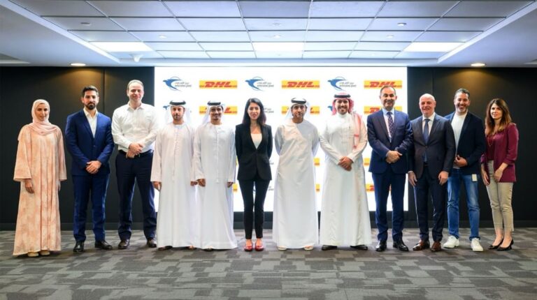 Emirates Post partners with DHL on express delivery services.