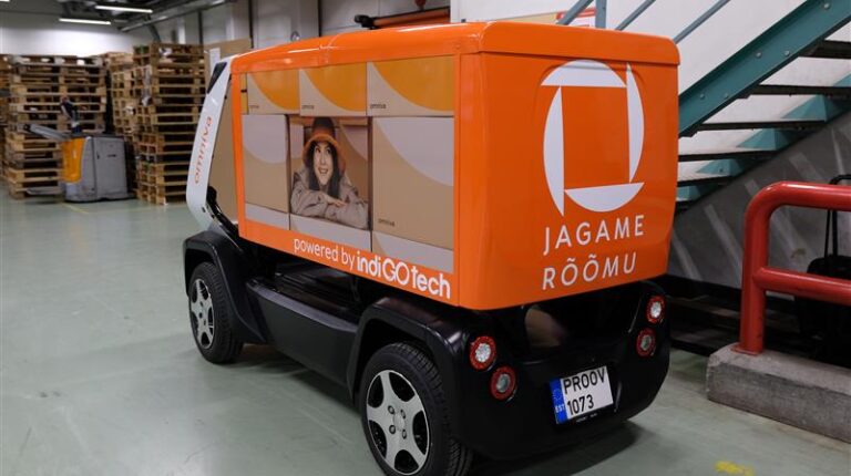 Omniva deploys autonomous parcel delivery vans in Estonia.