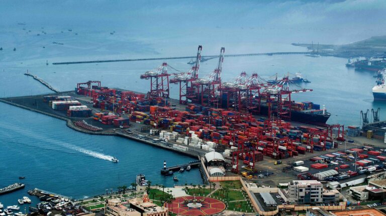 DP World Callao terminal handles 2 million TEUs in a single year.